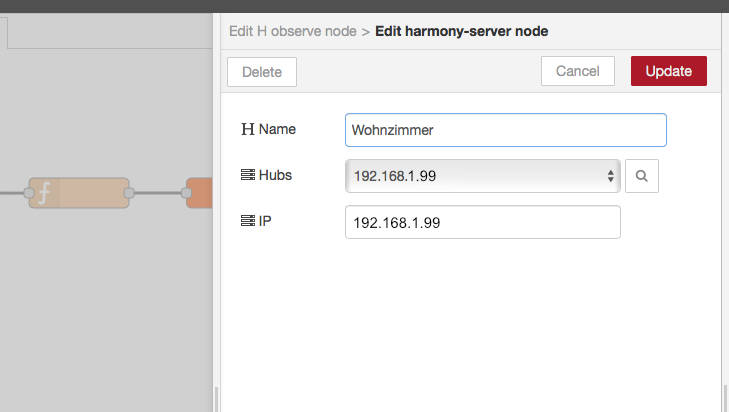 Harmony Server Node Config